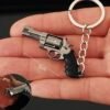 Combat Master Series Mini Gun Model | 9 cm Alloy Metal Weapon Keychain | Collectible Replica Toy