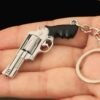 Combat Master Series Mini Gun Model | 9 cm Alloy Metal Weapon Keychain | Collectible Replica Toy