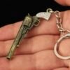 Combat Master Series Mini Gun Model | 9 cm Alloy Metal Weapon Keychain | Collectible Replica Toy