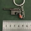 Combat Master Series Mini Gun Model | 9 cm Alloy Metal Weapon Keychain | Collectible Replica Toy