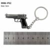 Combat Master Series Mini Gun Model | 9 cm Alloy Metal Weapon Keychain | Collectible Replica Toy