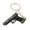 Combat Master Series Mini Gun Model | 9 cm Alloy Metal Weapon Keychain | Collectible Replica Toy