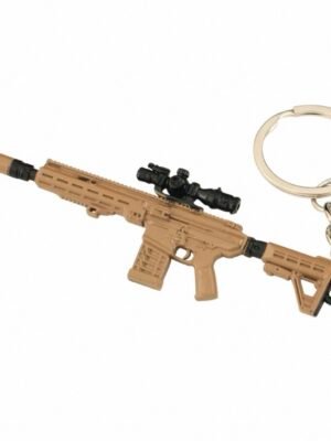 Call of Duty Series Mini Gun Model | 9 cm Alloy Metal Weapon Keychain | Collectible Replica Toy