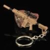 Call of Duty Series Mini Gun Model | 9 cm Alloy Metal Weapon Keychain | Collectible Replica Toy