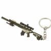 Resident Evil 8 Series Mini Gun Model | 9 cm Alloy Metal Weapon Keychain | Collectible Replica Toy