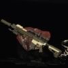 Resident Evil 8 Series Mini Gun Model | 9 cm Alloy Metal Weapon Keychain | Collectible Replica Toy