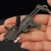 Helldivers 2 Series Mini Gun Model | 9 cm Alloy Metal Weapon Keychain | Collectible Replica Toy
