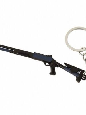 PUBG Series Mini Gun Model | 9 cm Alloy Metal Weapon Keychain | Collectible Replica Toy