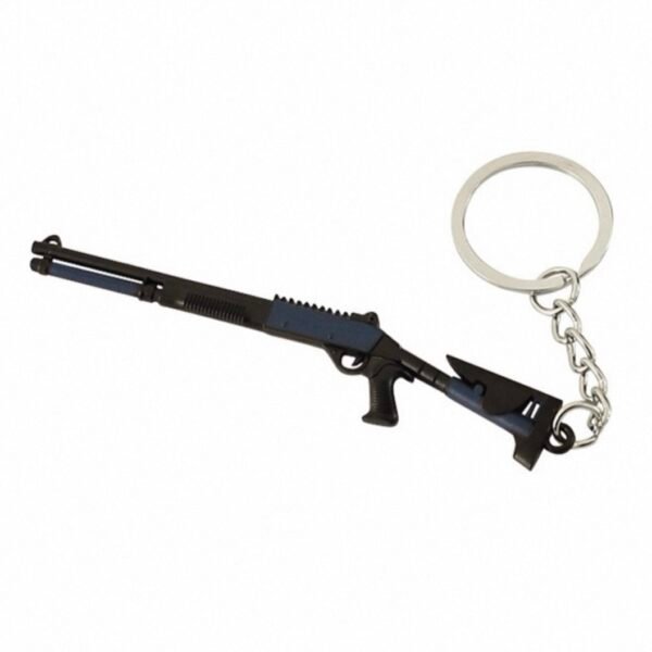 PUBG Series Mini Gun Model | 9 cm Alloy Metal Weapon Keychain | Collectible Replica Toy
