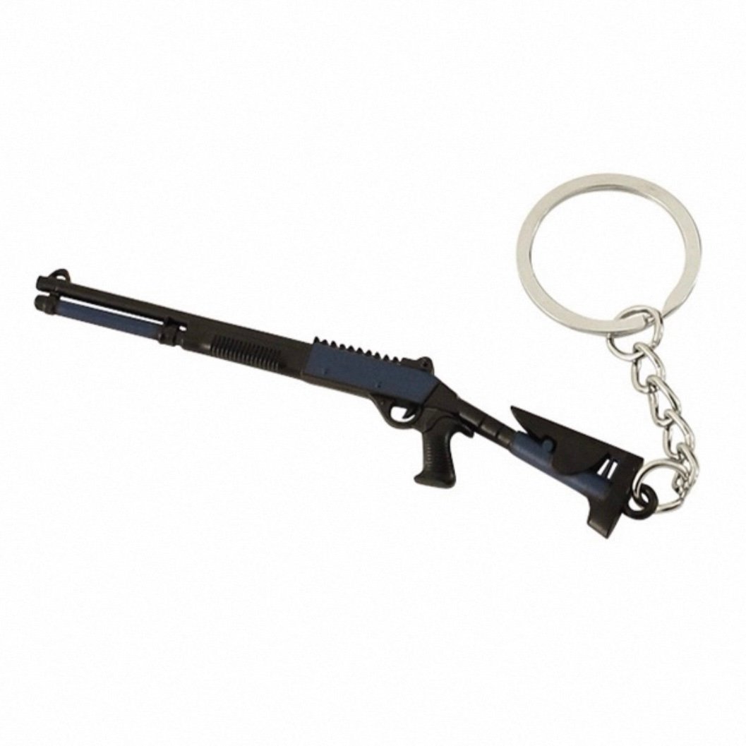 Call of Duty Series Mini Gun Model | 9 cm Alloy Metal Weapon Keychain | Collectible Replica Toy