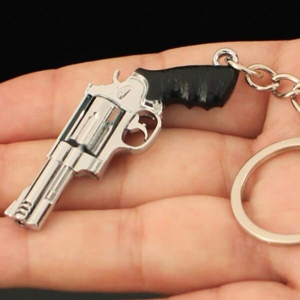 PUBG Series Mini Gun Model | 9 cm Alloy Metal Weapon Keychain | Collectible Replica Toy
