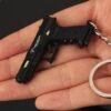 PUBG Series Mini Gun Model | 9 cm Alloy Metal Weapon Keychain | Collectible Replica Toy