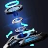 Luminous EDC Metal Fidget Spinner | Premium Alloy Stress Relief Toy | Innovative DIY Glow Strip Design