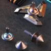 Luminous EDC Metal Fidget Spinner | Premium Alloy Stress Relief Toy | Innovative DIY Glow Strip Design