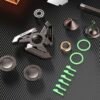 Luminous EDC Metal Fidget Spinner | Premium Alloy Stress Relief Toy | Innovative DIY Glow Strip Design